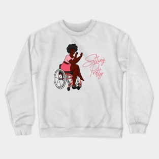 Sitting Pretty in Pink 4 Crewneck Sweatshirt